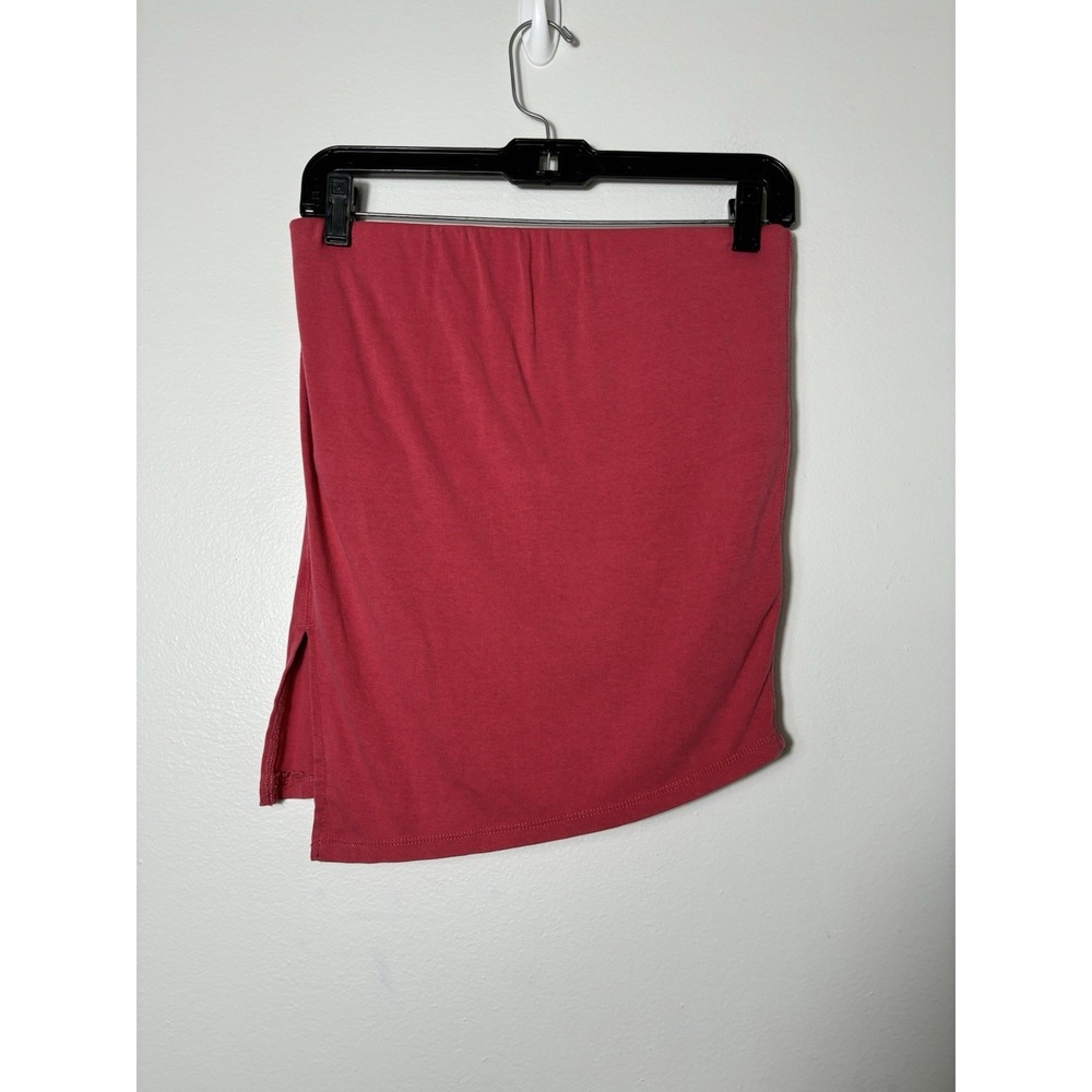 Free People We The Free Lola Strapless Pink Tube Top Sz Large Side Slit Boho